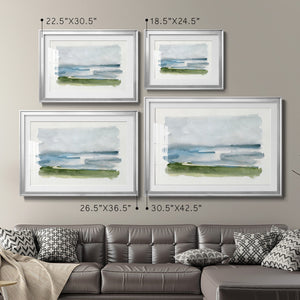 Coastline Splash II - Modern Framed Art Print
