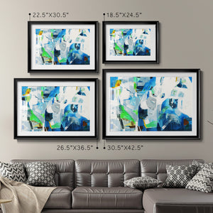 Down the Rapids - Modern Framed Art Print
