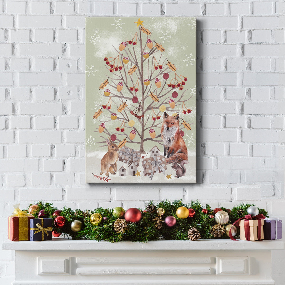 Christmas Time Collection B - Gallery Wrapped Canvas
