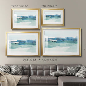 Ultramarine Vista I - Modern Framed Art Print