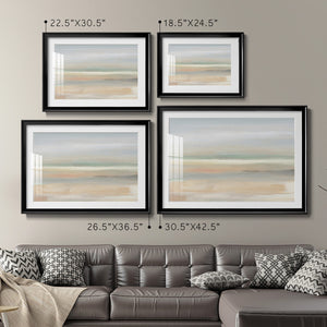 Soft Far Field - Modern Framed Art Print