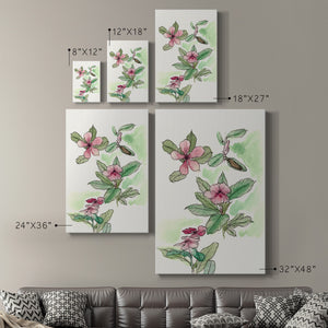 Floral Field Notes VI Premium Gallery Wrapped Canvas - Ready to Hang
