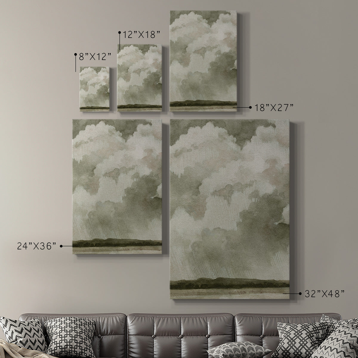 Big Dark Sky I Premium Gallery Wrapped Canvas - Ready to Hang