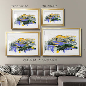 Silent Mountain V - Modern Framed Art Print