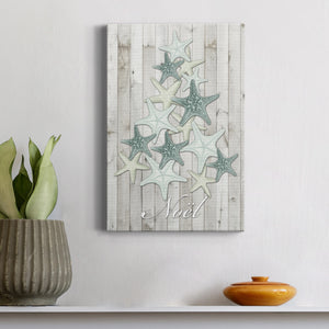 Coastal Christmas IV Premium Gallery Wrapped Canvas - Ready to Hang