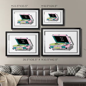 Record Shop I - Modern Framed Art Print