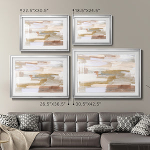 Gold Quartz II - Modern Framed Art Print