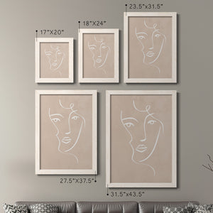 Curly Face I - Barnwood Framed Canvas Set