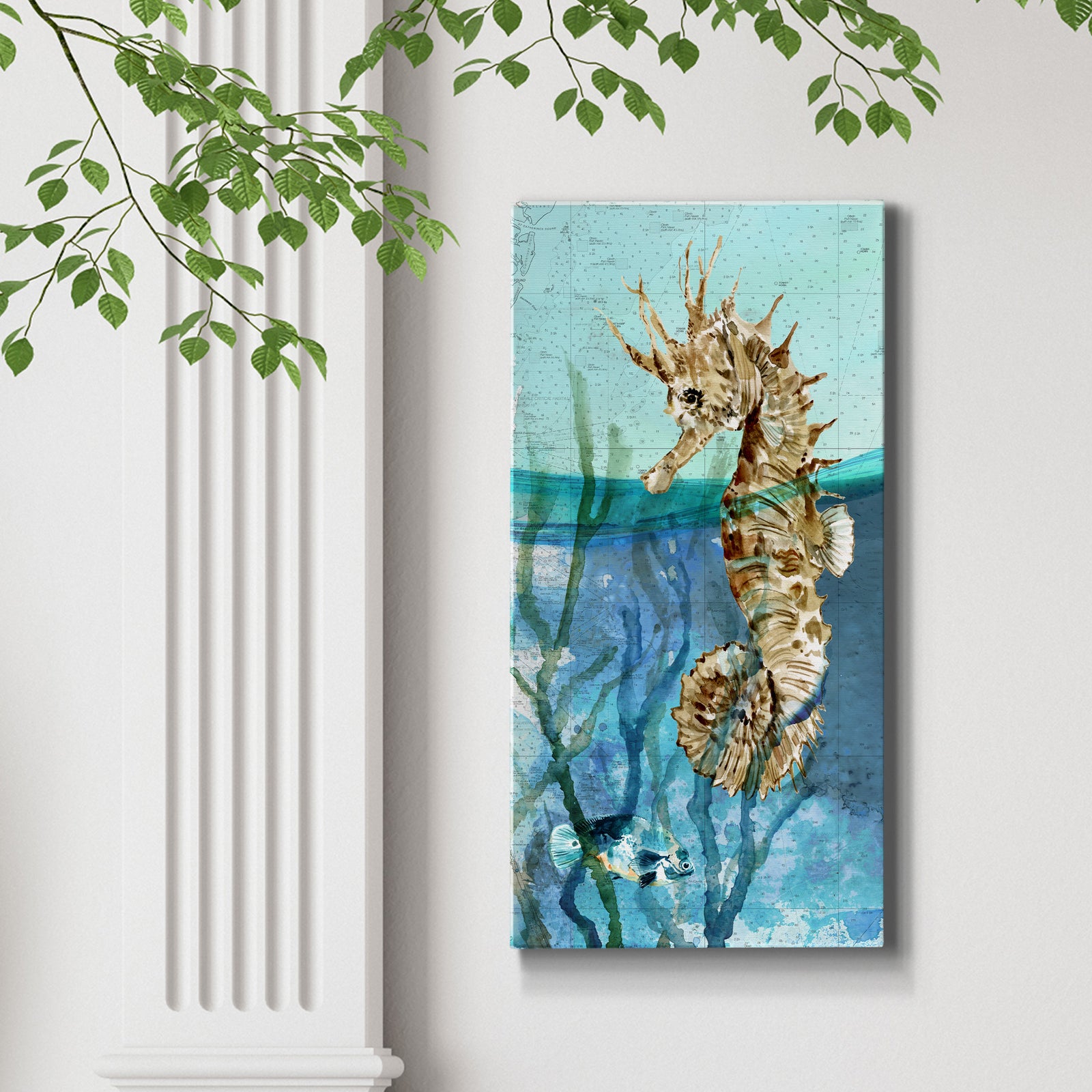 Pacific Seahorse - Canvas Art Print