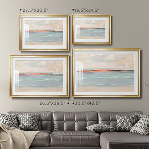 Sienna Horizon I - Modern Framed Art Print
