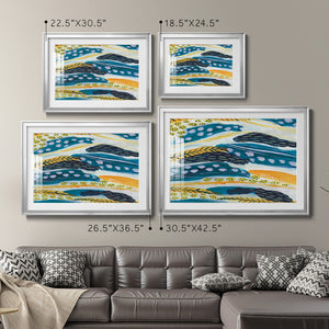 Feathery IV - Modern Framed Art Print