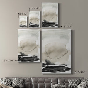 Ebony Horizon Triptych II - Canvas Art Print