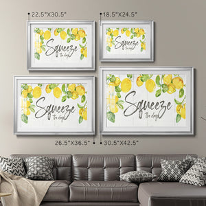 Lemon Squeeze - Modern Framed Art Print