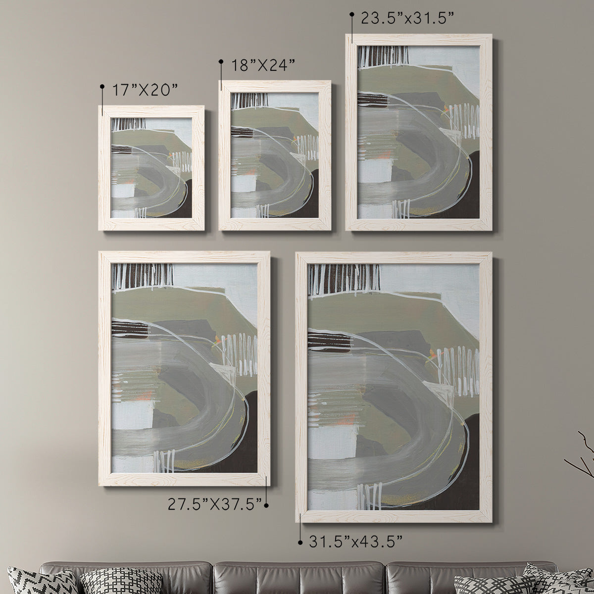 Arching Neutrals I - Premium Framed Canvas - Ready to Hang