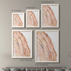 Rose Quartz I - Premium Framed Canvas 2 Piece Set - Ready to Hang