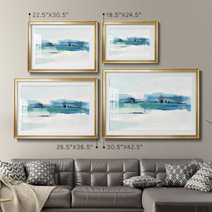 Ultramarine Vista II - Modern Framed Art Print