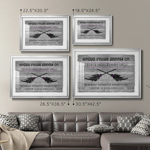 Hocus Pocus Broom Co. - Modern Framed Art Print