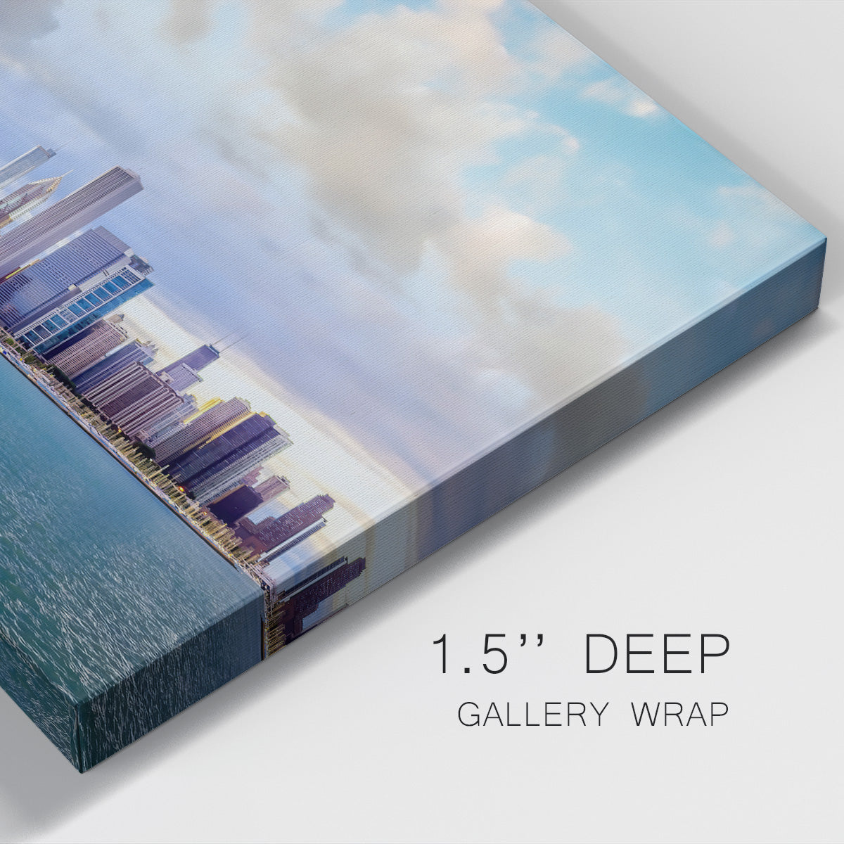 Downtown Chicago Skyline II - Gallery Wrapped Canvas