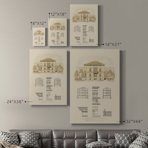 Estate and Plan II - Canvas Art Print