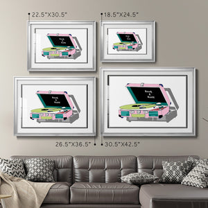 Record Shop I - Modern Framed Art Print