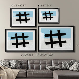 Hashtag - Modern Framed Art Print