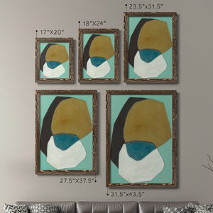 Boulder I - Barnwood Framed Canvas Set