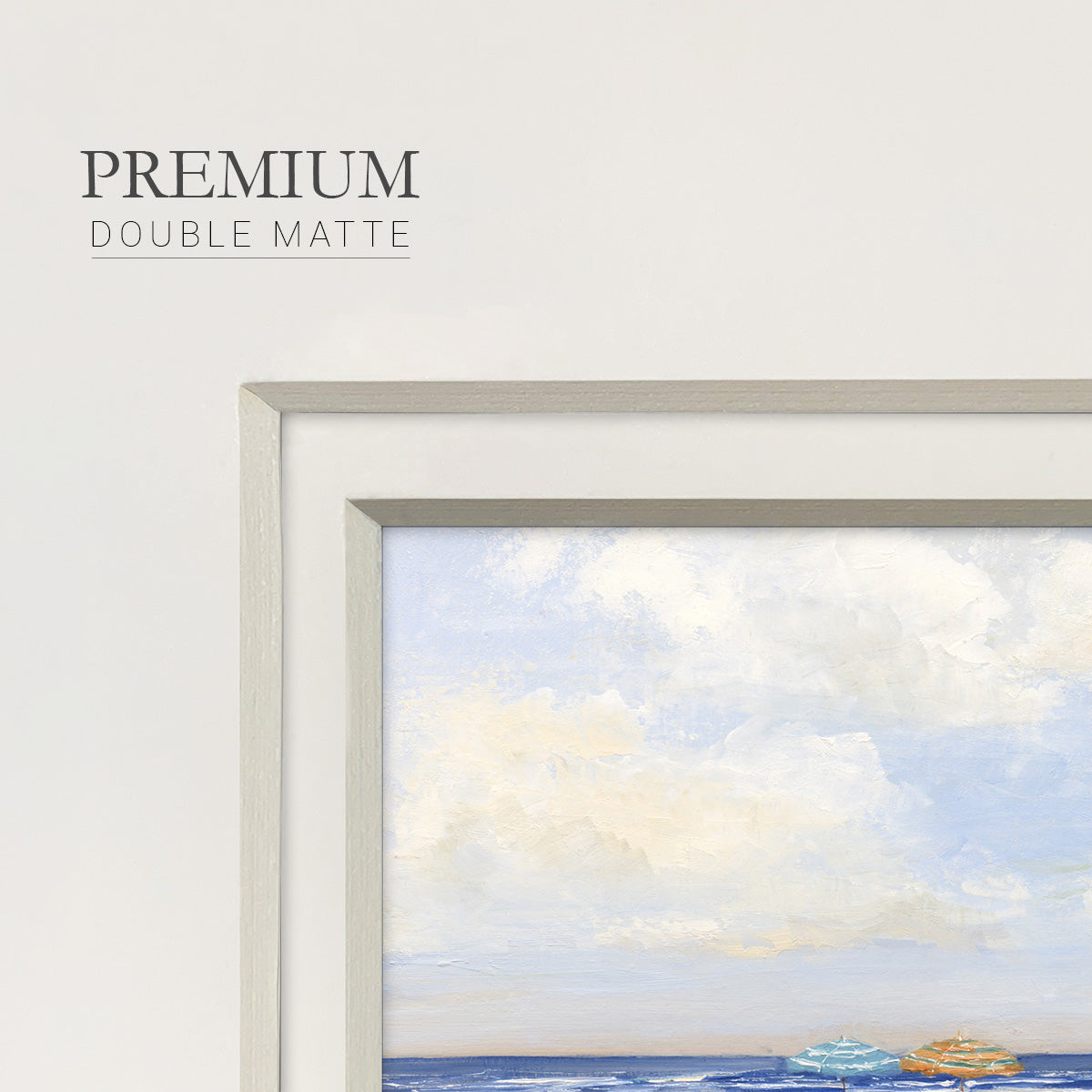 Summer Seas Premium Framed Print Double Matboard