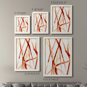 Runnel V - Barnwood Framed Canvas Set