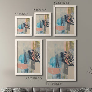 Reductive I - Barnwood Framed Canvas Set