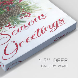 Seasons Greetings - Gallery Wrapped Canvas