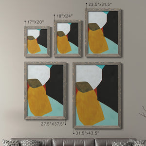 Graphica I - Barnwood Framed Canvas Set