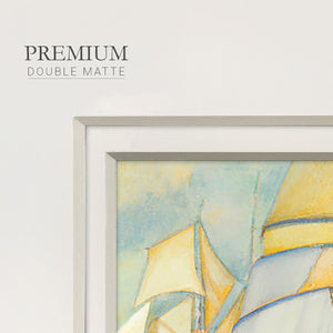 Golden Sailv IV Premium Framed Print Double Matboard