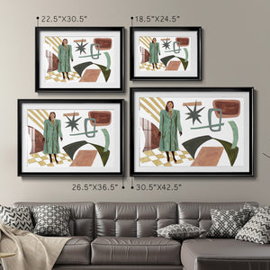 Vintage Vibes II - Modern Framed Art Print