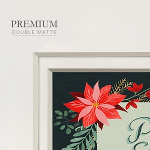 Bright Christmas Night  II Premium Framed Print Double Matboard