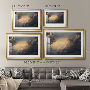 Soaring High Above - Modern Framed Art Print