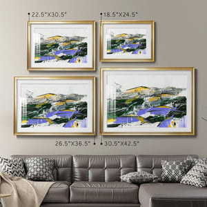 Silent Mountain II - Modern Framed Art Print