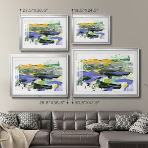 Silent Mountain III - Modern Framed Art Print