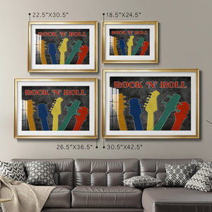 Rock and Roll - Modern Framed Art Print
