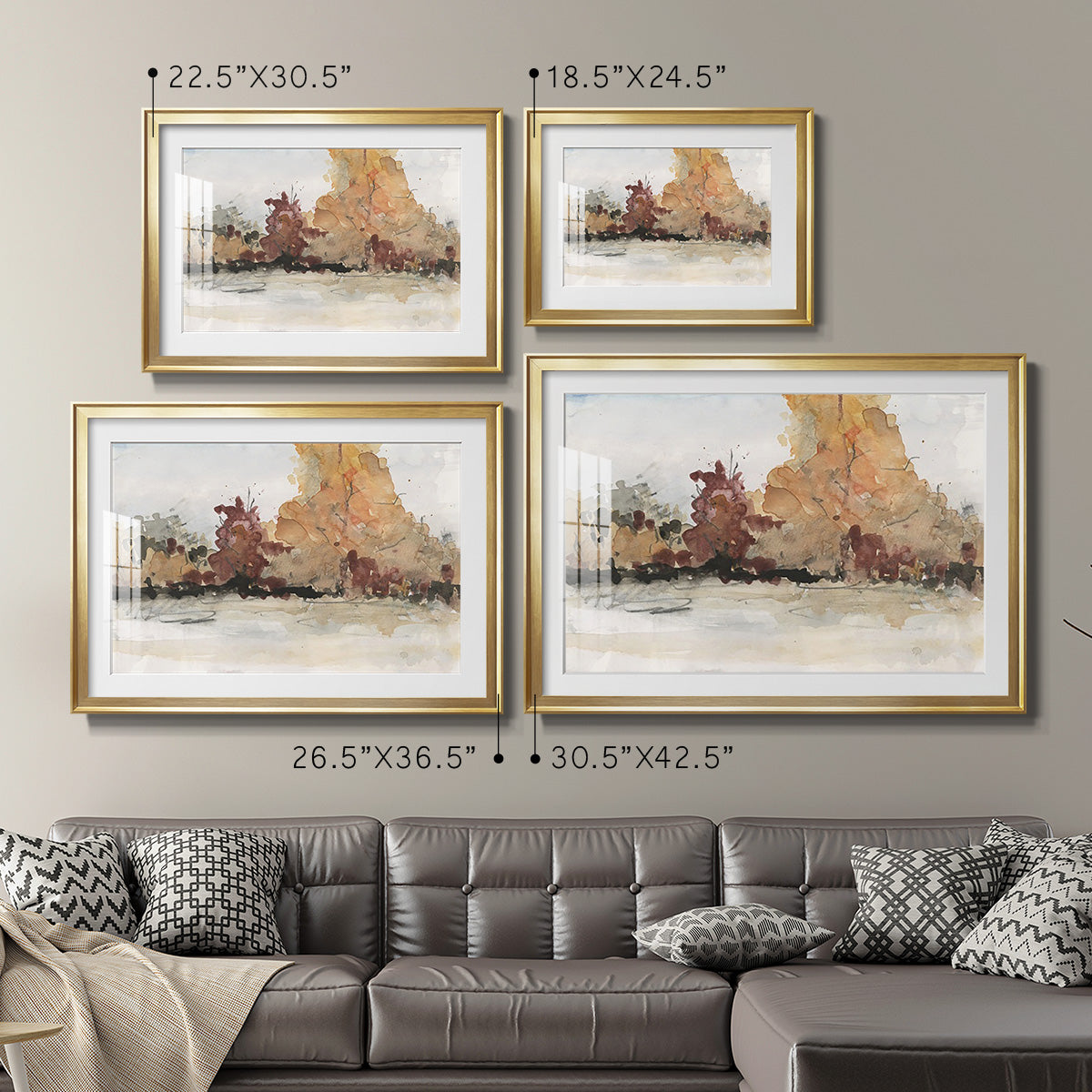 The Autumn View II Premium Framed Print - Ready to Hang