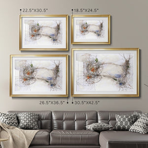 Earth Systems I - Modern Framed Art Print
