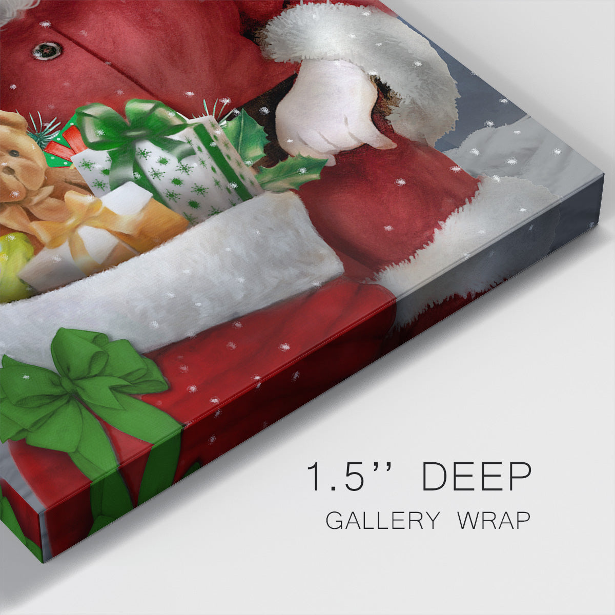 Quiet Santa - Gallery Wrapped Canvas