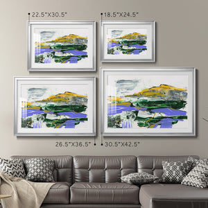 Silent Mountain VI - Modern Framed Art Print