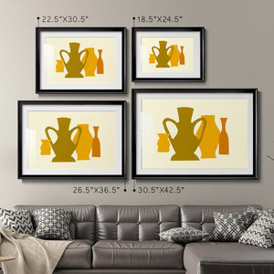 Posing Pottery I - Modern Framed Art Print