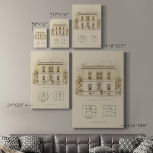 Estate and Plan V - Canvas Art Print
