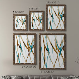 Runnel XVII - Barnwood Framed Canvas Set