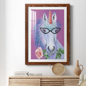 Unicorn III - Premium Framed Print - Distressed Barnwood Frame - Ready to Hang