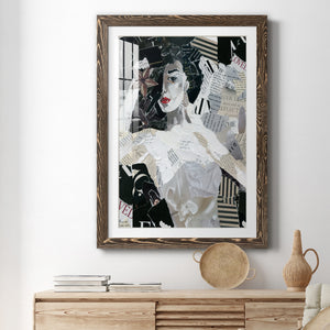 Runway Star - Barnwood Framed Art Print
