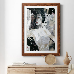 Runway Star - Barnwood Framed Art Print