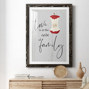 Core of Family - Premium Framed Print - Distressed Barnwood Frame - Ready to Hang