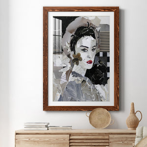 Runway Pause - Barnwood Framed Art Print